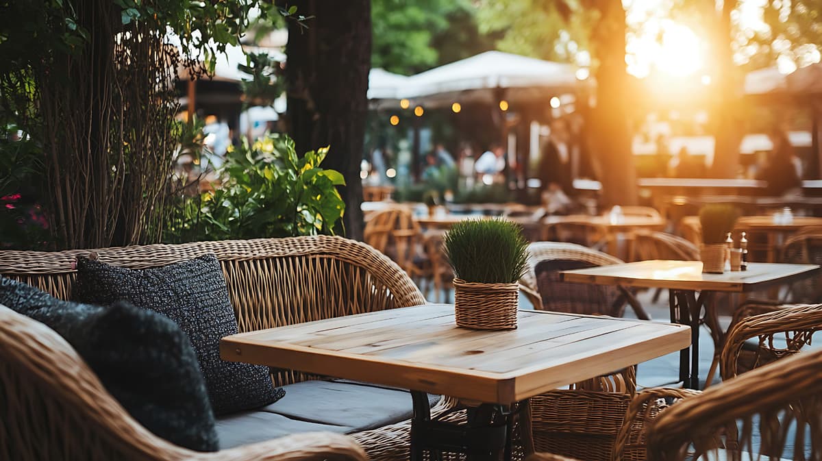 Muebles de hostelería exteriores