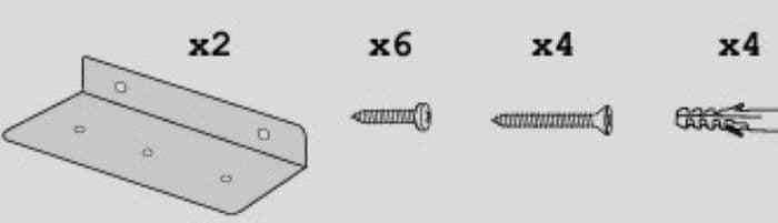 A4656-Kit sistema Fijación suelos y esquinas - Imagen 1