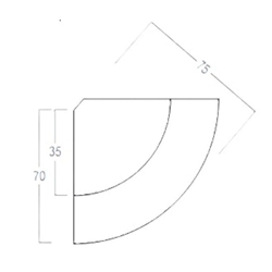 Encimera Barra esquinera Bartolomeo - Imagen 1