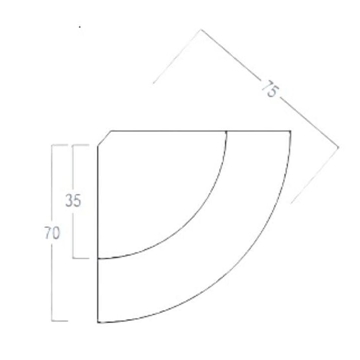 Encimera Barra esquinera Bartolomeo - Imagen 1