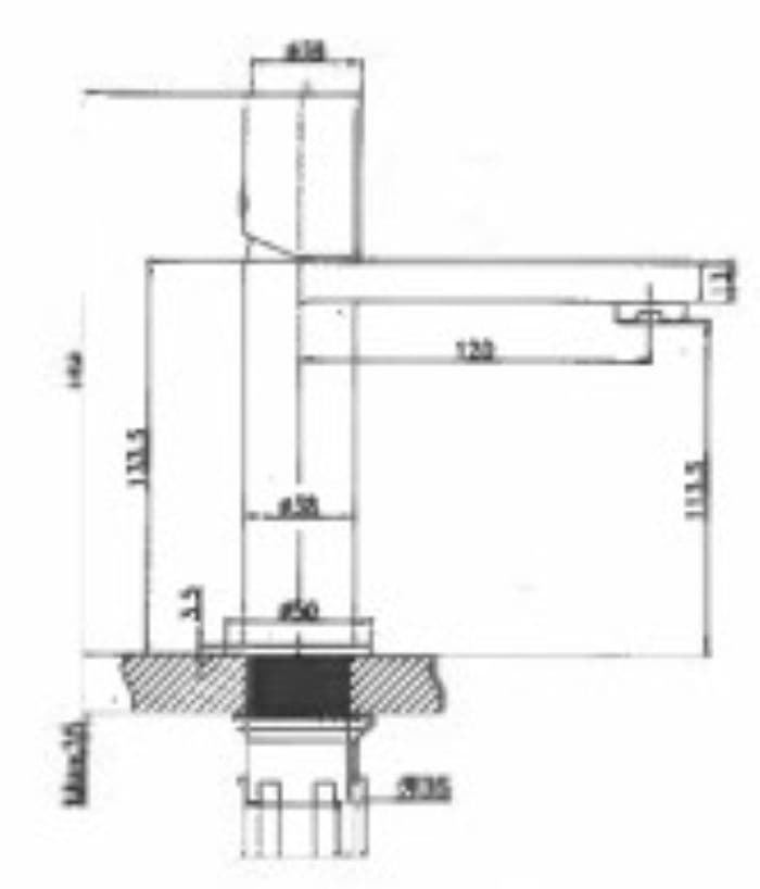 Grifo Bajo Tube - Imagen 5