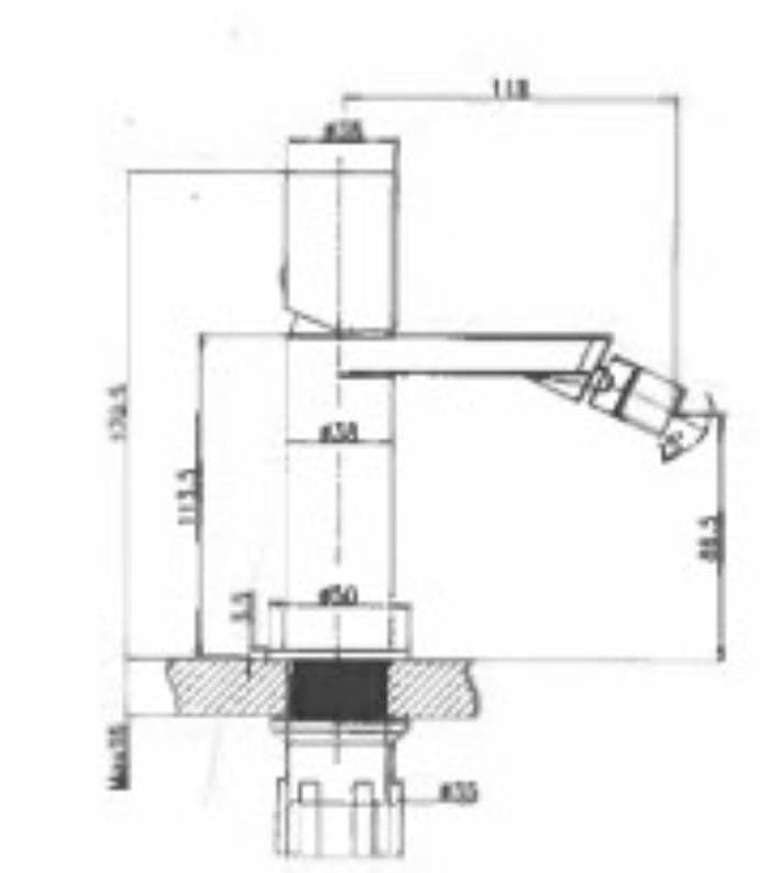 Grifo Bidé Tube - Imagen 2